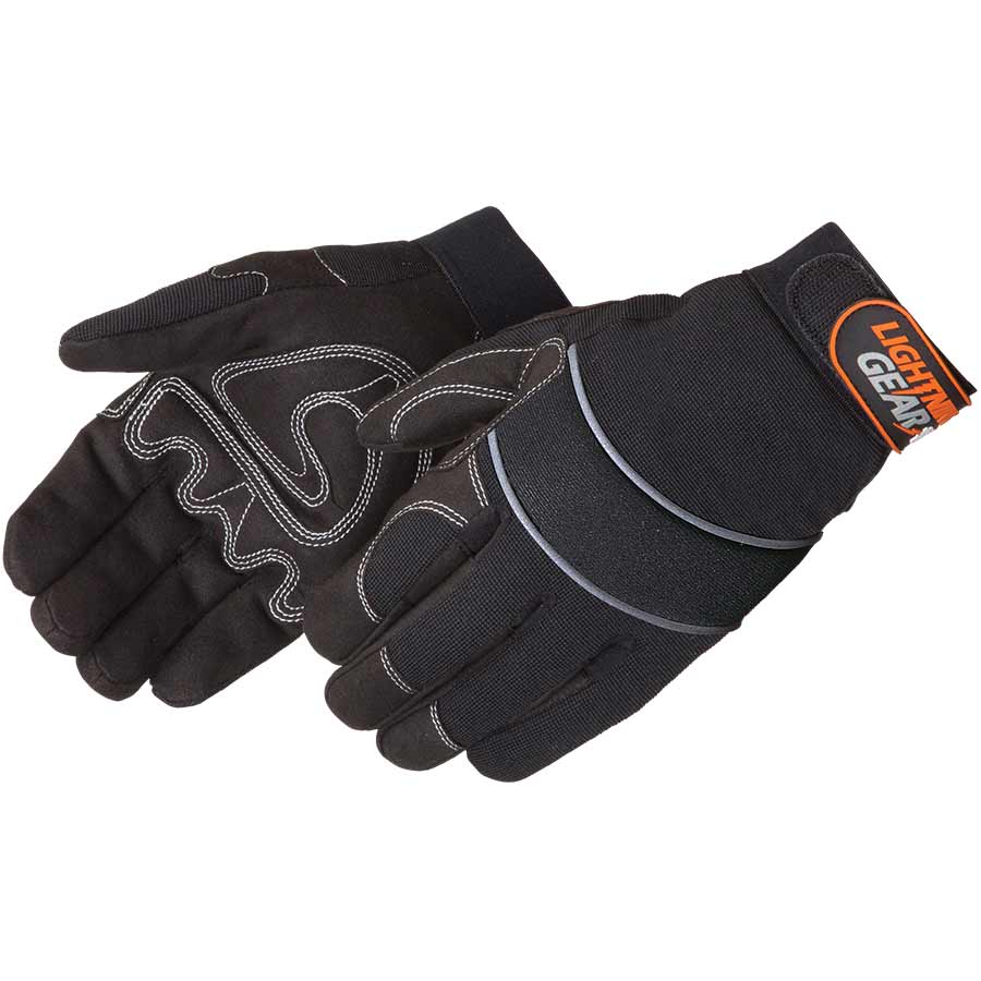 Black Mechanic GLV W/palm Patc H, S