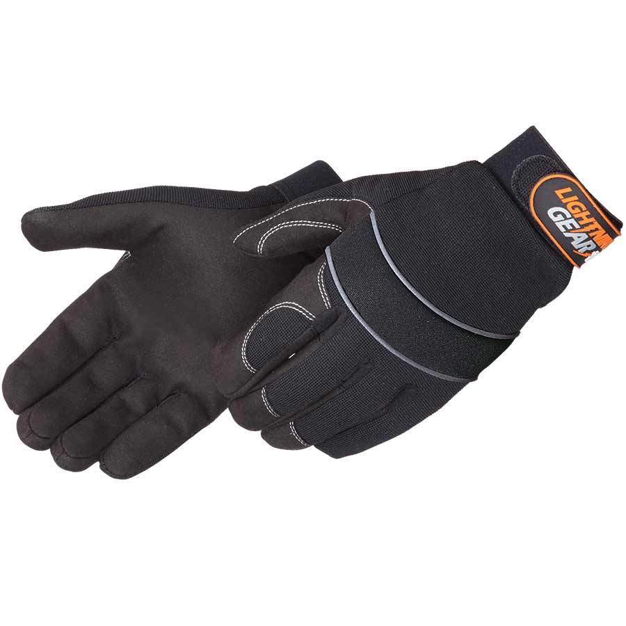 1st Knight Black Mechanic Glov E MED