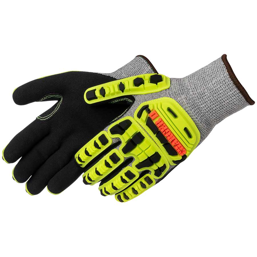 S.p Glove BLK Sandy NBR Coated , Size M