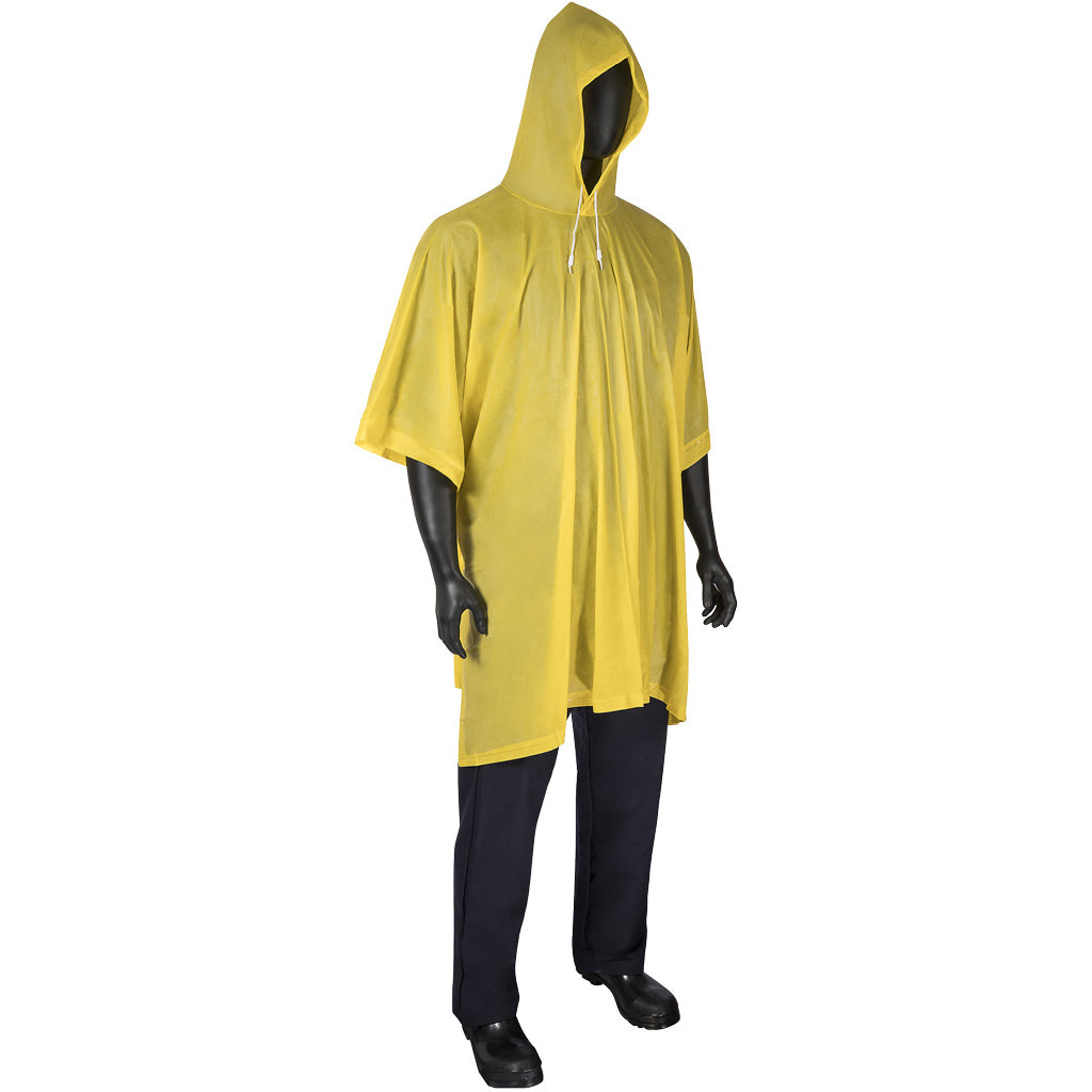 .10mm PVC Ponchos W/attached Hood
