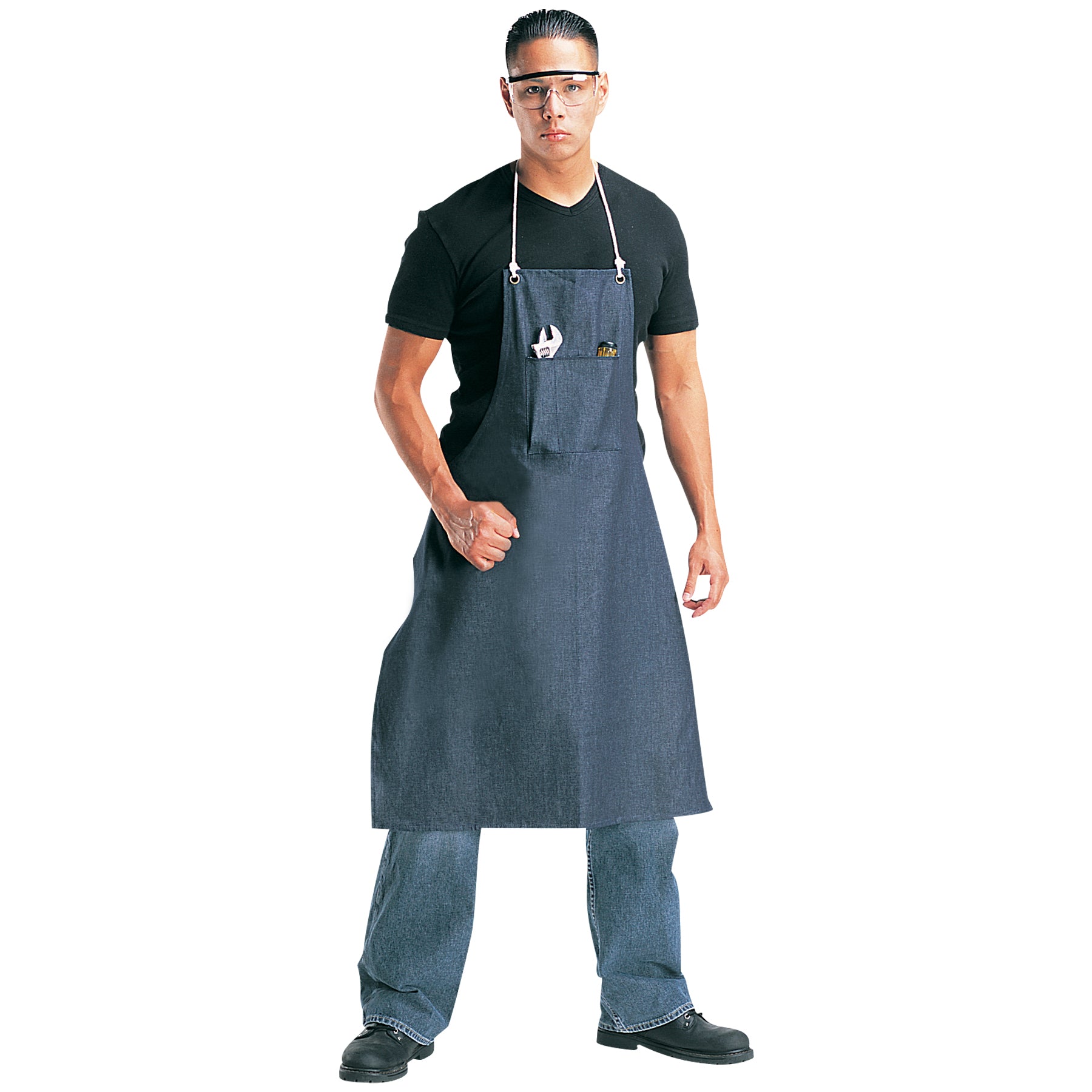 10oz WGT Denim Apron With 1 PO Cket
