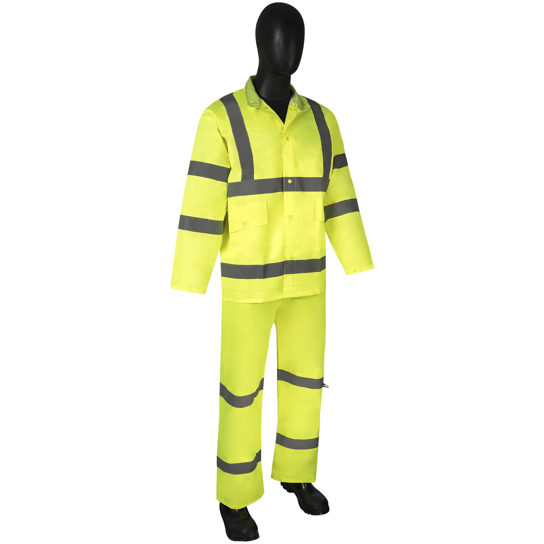 CLS 3 3pc PU Coatg Lime GR RNS UIT S Class 3 3-piece Hiviz Lime GRE