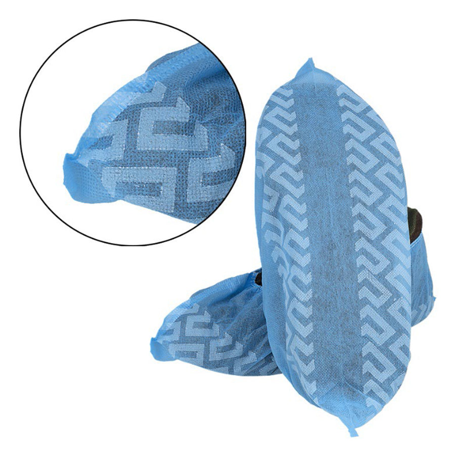 LT WT NS Shoe Cover Blue L Machine Made 100 Pcs/box 4 Boxes/cs, 400 Pcs/cs