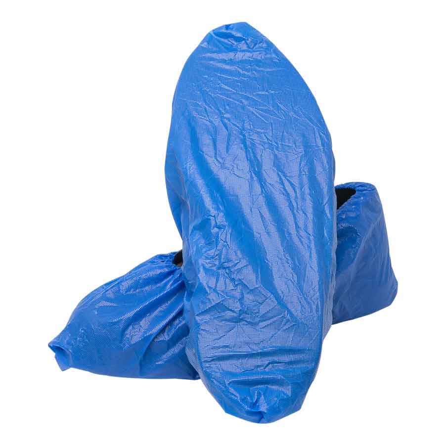 P.e. Disposable Shoecover Blue 1000 "blue - Polyethylene Disposabl