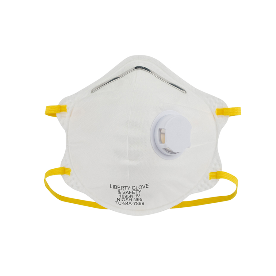 N95 Valved Part. Respirator Heat Sealed Strap 10 Pc/bx, 12 Bx/cs