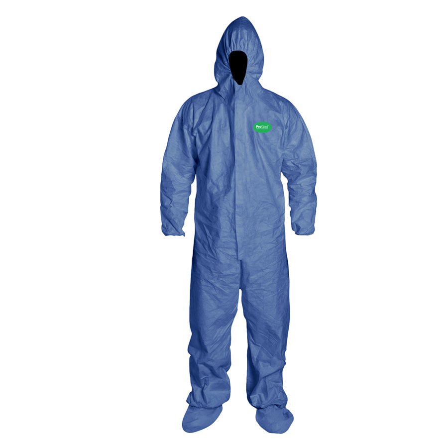 Progard Blue SMS Cvrall, H/b, M 25 PCS