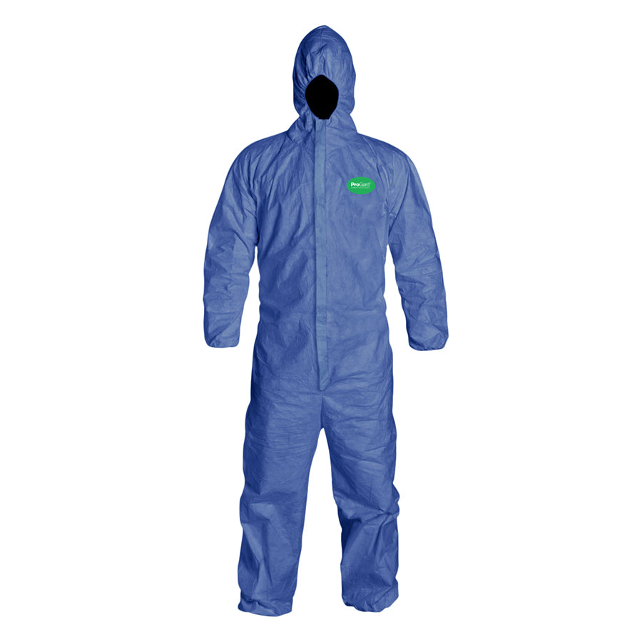 Progard SMS Cvrall, Hood, Blue , M 25 PCS