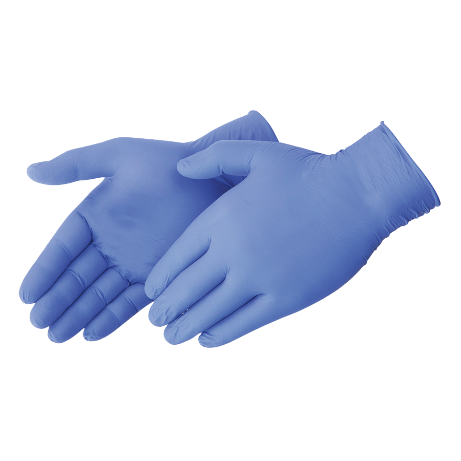 6mil Violet Blue Nitrile 12" Exam, Size S