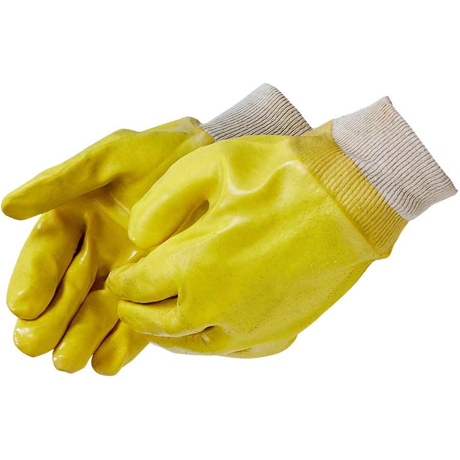 Yellow PVC Coated Glove K/w