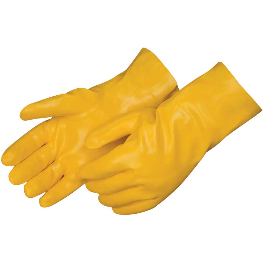 12" Yellow PVC Coated Glove
