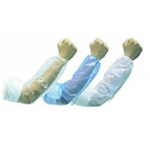 18"pe Disp. Sleeves Blue 1000 Pcs/cs Machine 100 Pc/bg, 10 Bags/cs