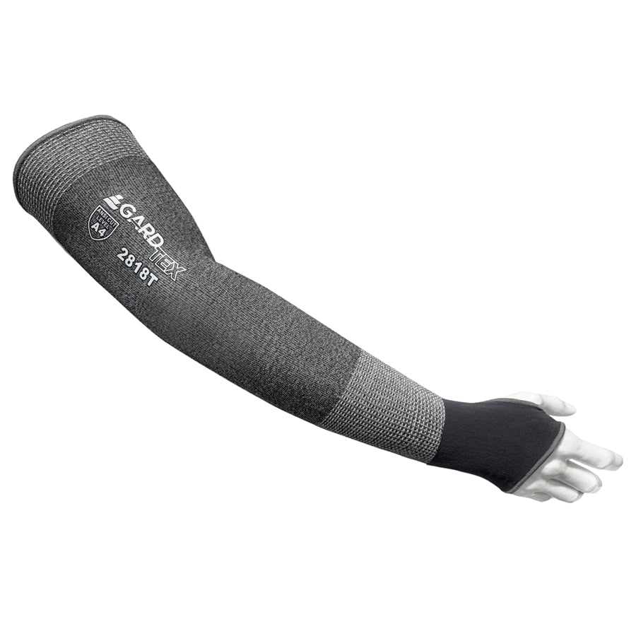 Hppe W/thumb Slot Gray 13g A4 18" Sleeve
