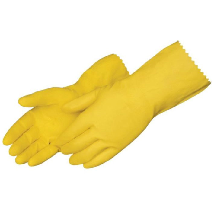 Yellow Household Latex IND Pack, Size S