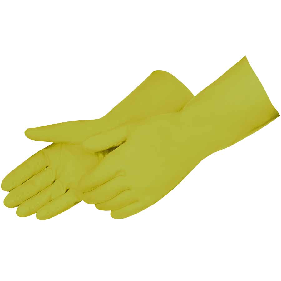 11ml Yellow Nitrile GLV Unline D, Size M