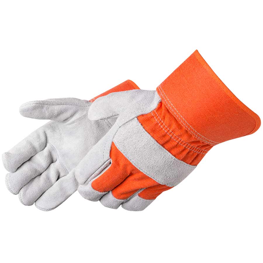 Lthr Palm Hi-viz Orange BK & C UFF L Regular Shoulder Leather - ORA