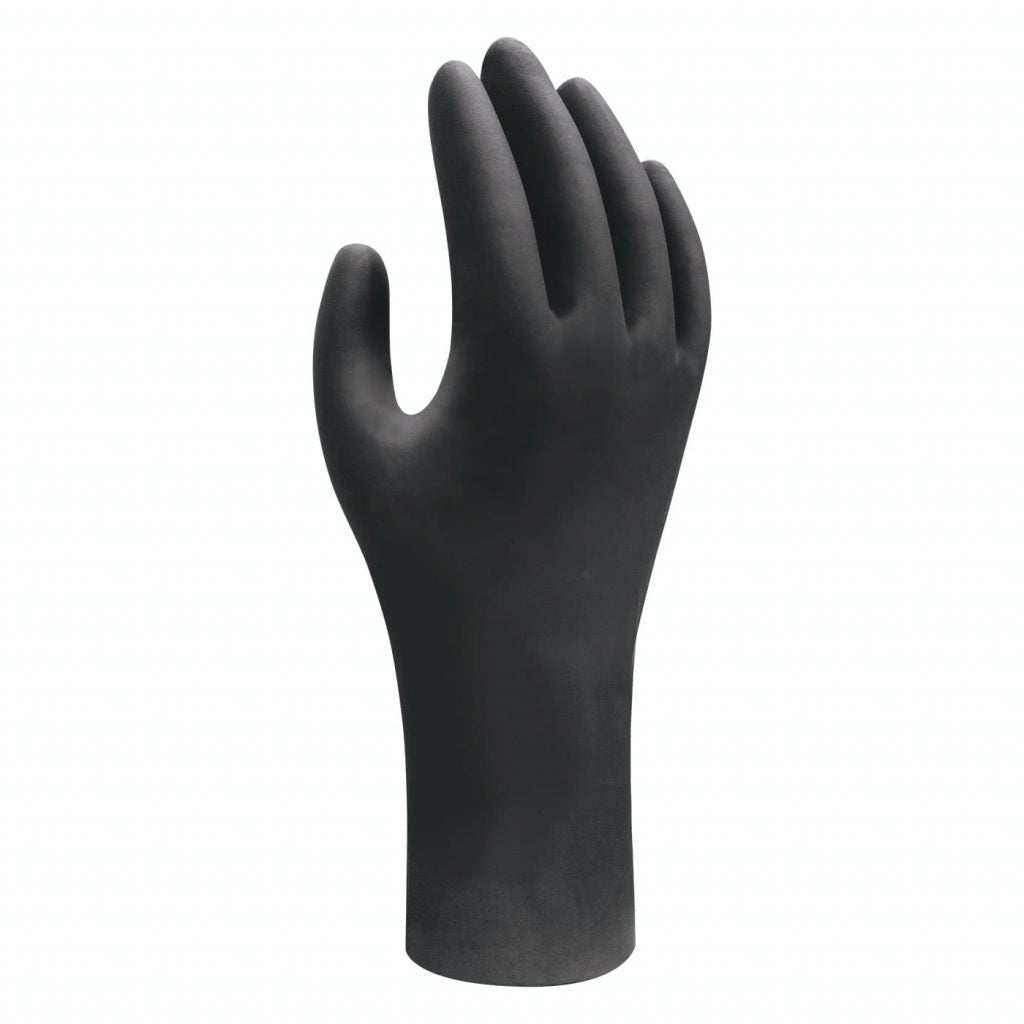Showa Biodegradable Black NTR XS "disposable Nitrile W/ebt