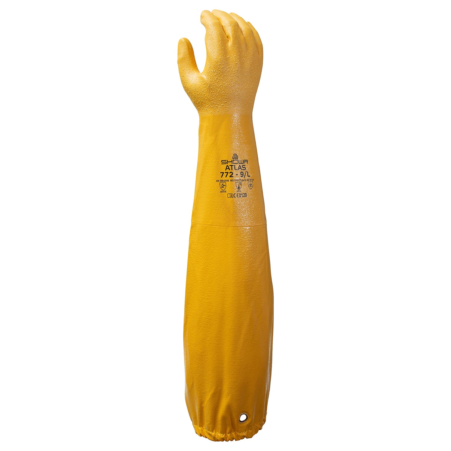 26"double Dipped Nitrile Rough Grip, Size S