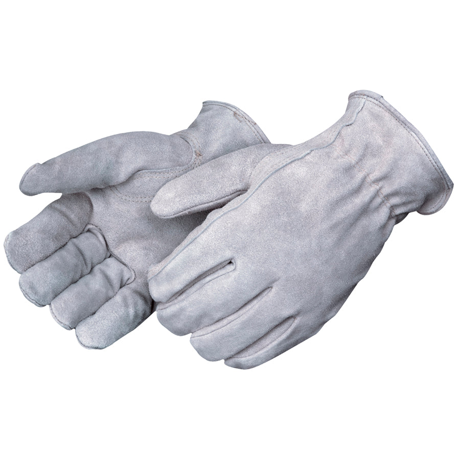 Splt PRL GRY Lthr GLV W/thin L N,med
