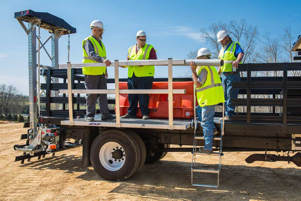 8′ Work Platform with Handrails