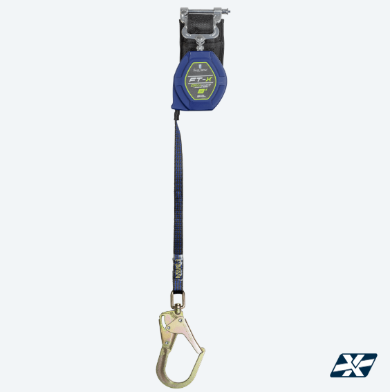 8' EdgeCore FT-X Class 2 LE SRL, Single-leg with Aluminum Snap Hook