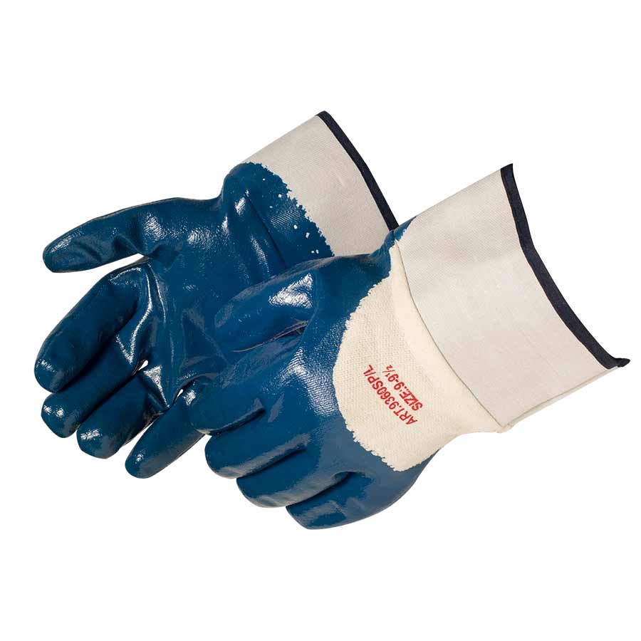 Nitrile Palm Coat Safety Cuff MED