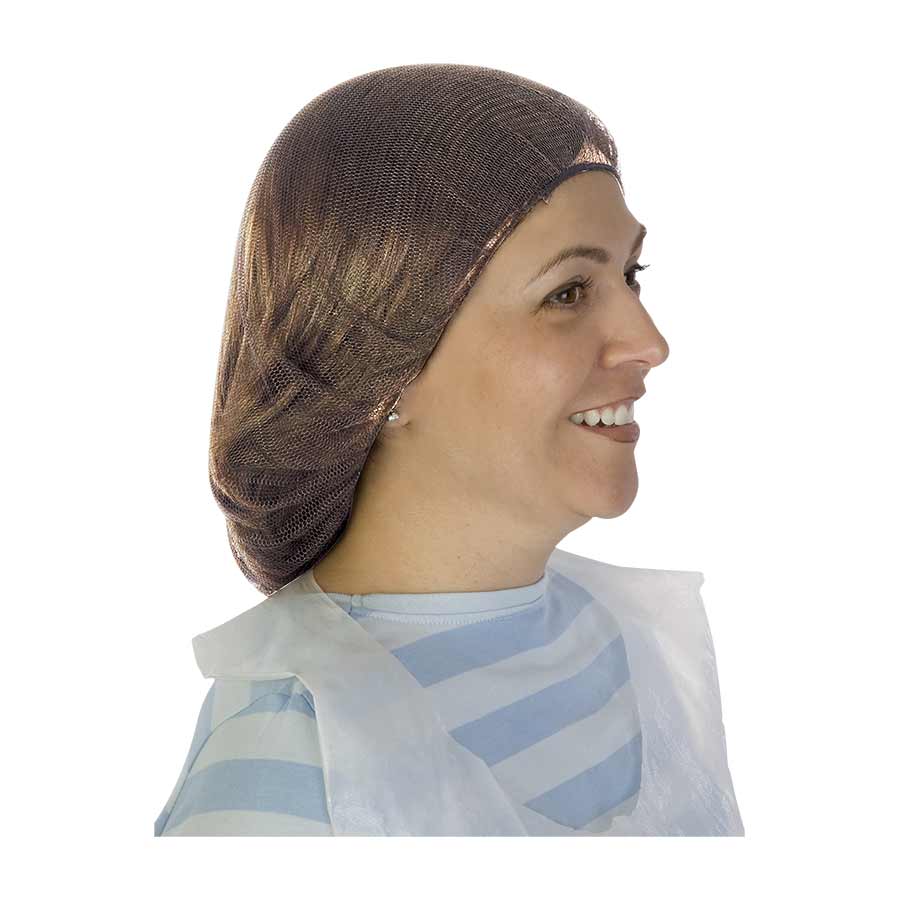 1/8" Soft Nylon Hairnet,white, 1000