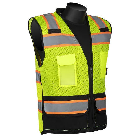 Cls2 Lime TWO Tone SV BLK BTM S "front Mesh