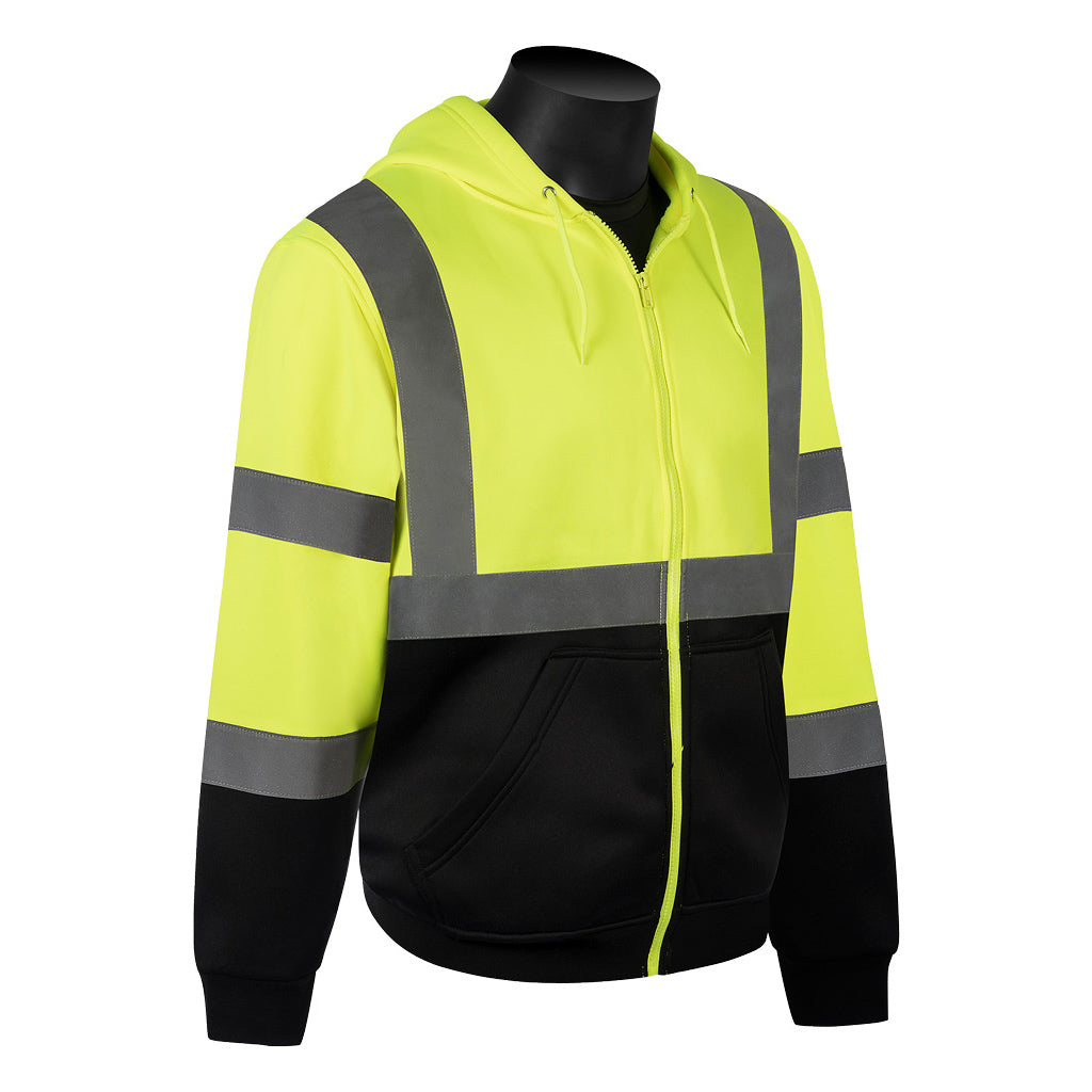 CLS 3 Hooded Sweatshirt Lime/b LK M