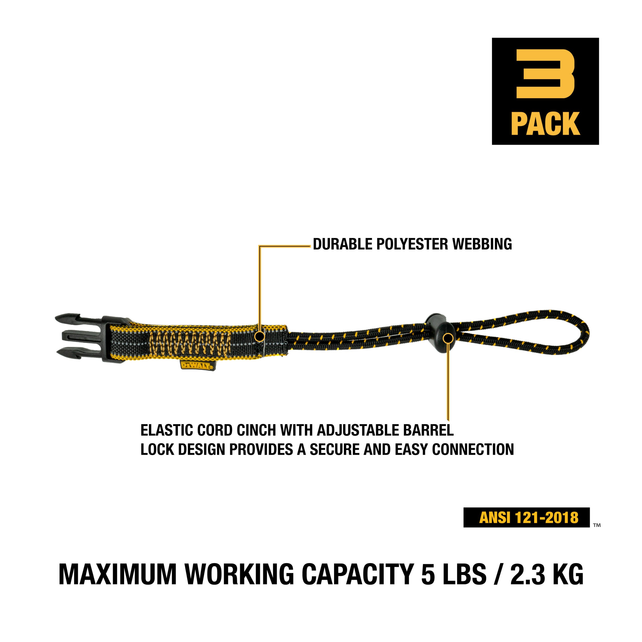 DEWALT Quick Connect Tool Attachment 5 lbs.(2.3 kg) capacity