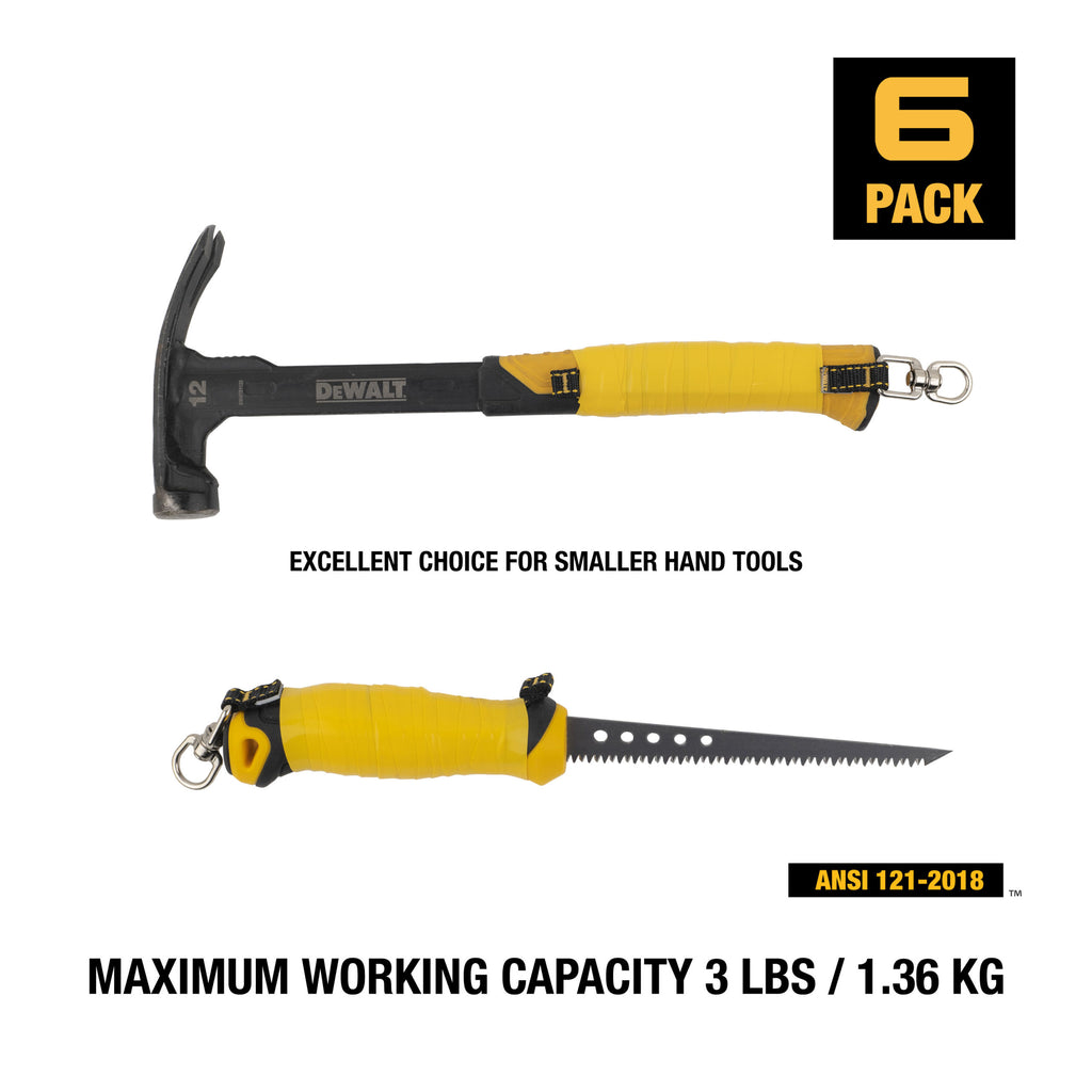 DEWALT Tool Attachment with Swivel  4.5 inches, 6 pack