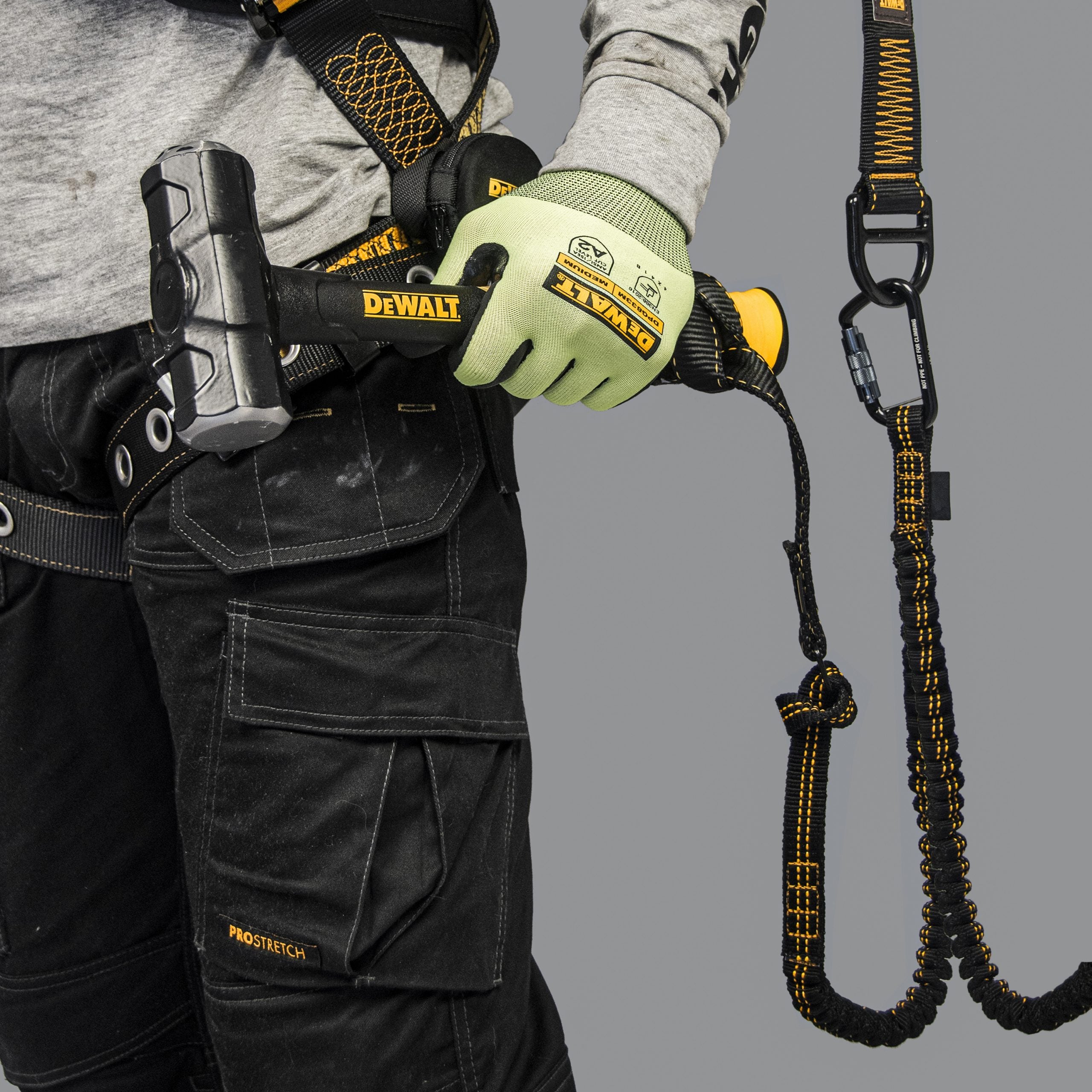DEWALT Twin Leg Tool Lanyard with loop 25 lbs. (11.3 kg) capacity per leg