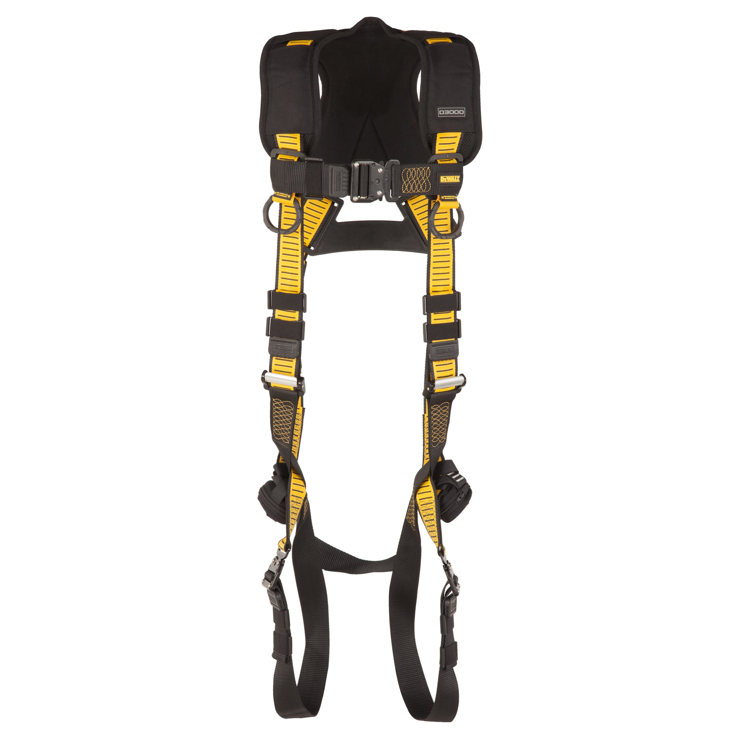 DEWALT® D3000 Harness Vest Style, 5-Point, back D-Ring, QC Chest, QC legs