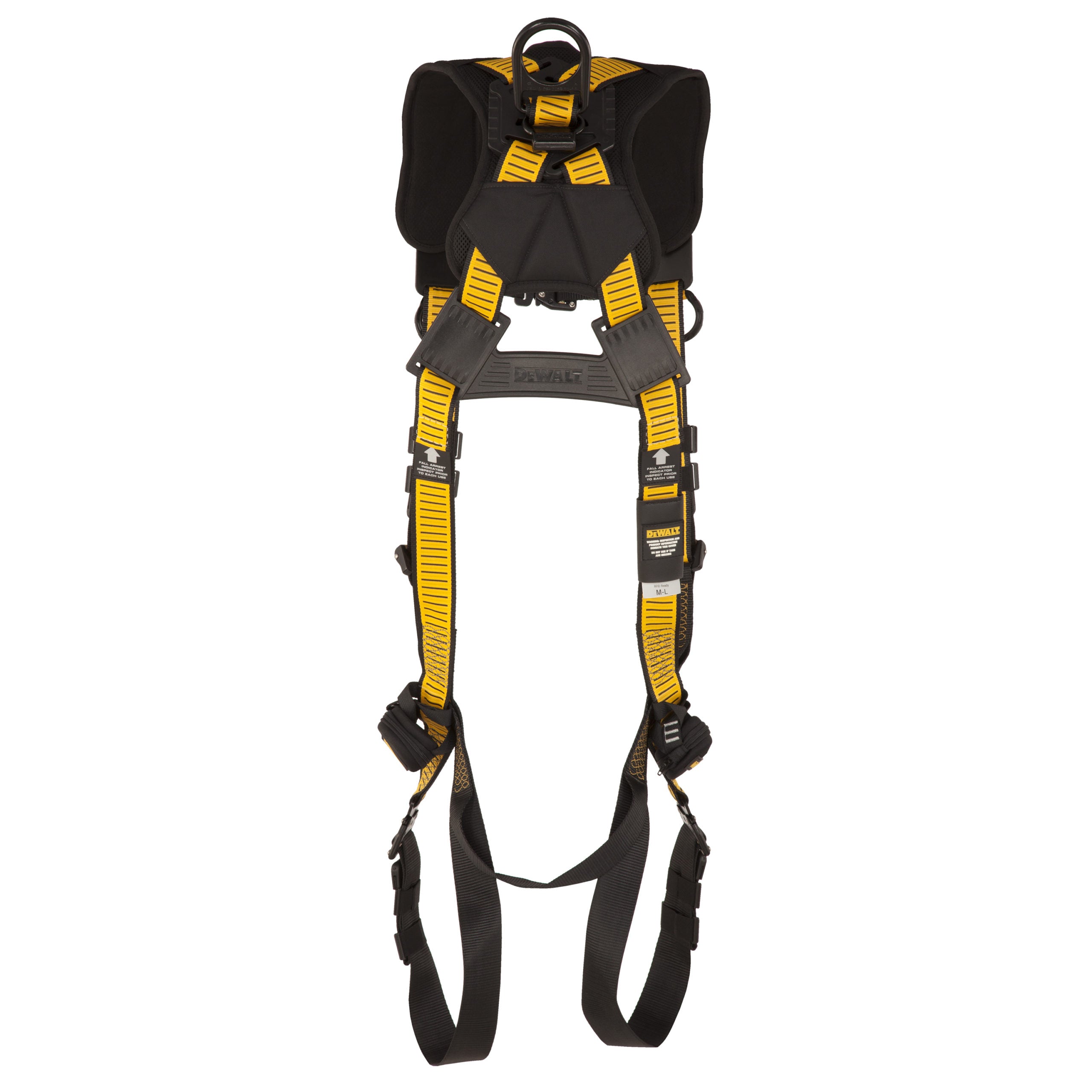 DEWALT® D3000 Harness Vest Style, 5-Point, back D-Ring, QC Chest, QC legs