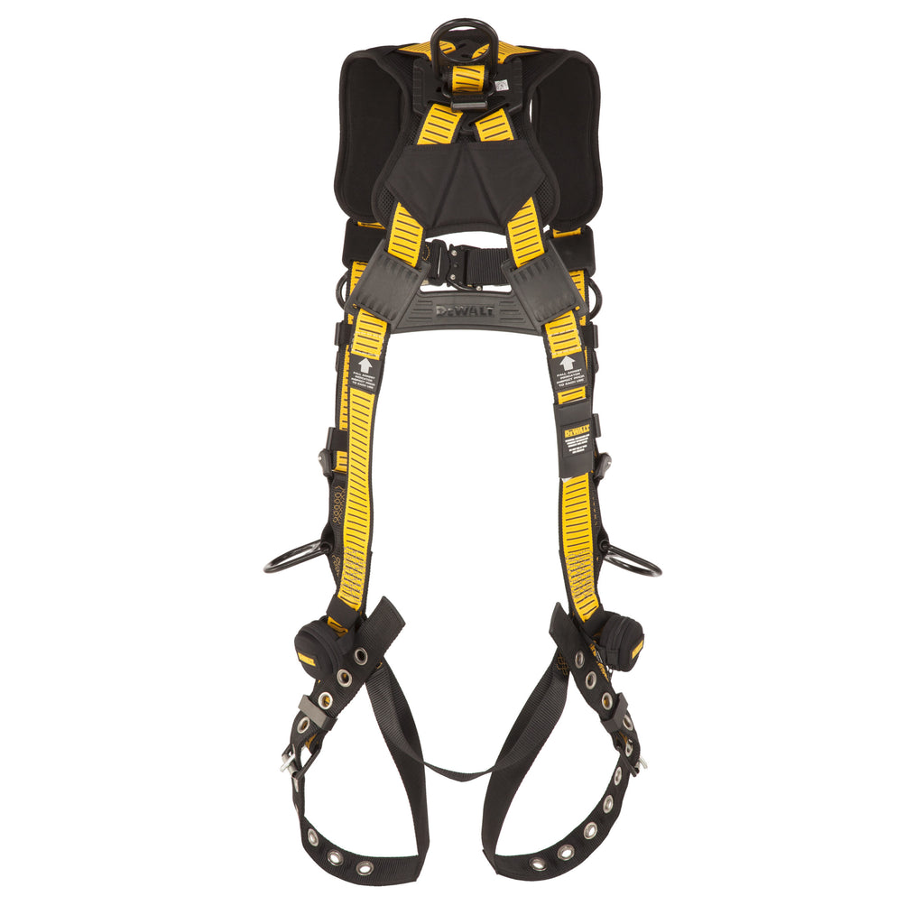 DEWALT® D3000 HARNESS Vest Style, 5-Point, Back and Side D-Ring, QC Chest, TB Legs