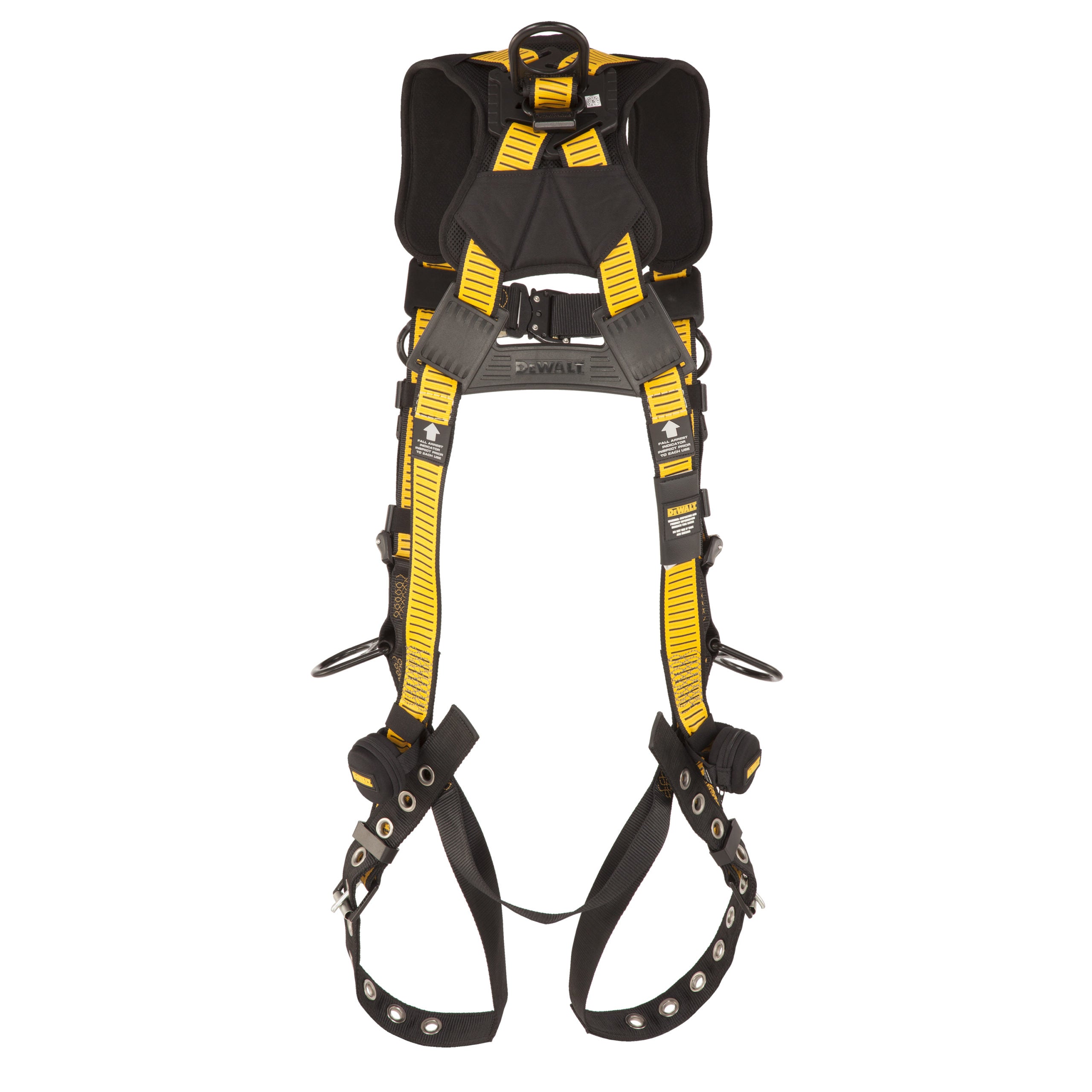 DEWALT® D3000 HARNESS Vest Style, 5-Point, Back and Side D-Ring, QC Chest, TB Legs