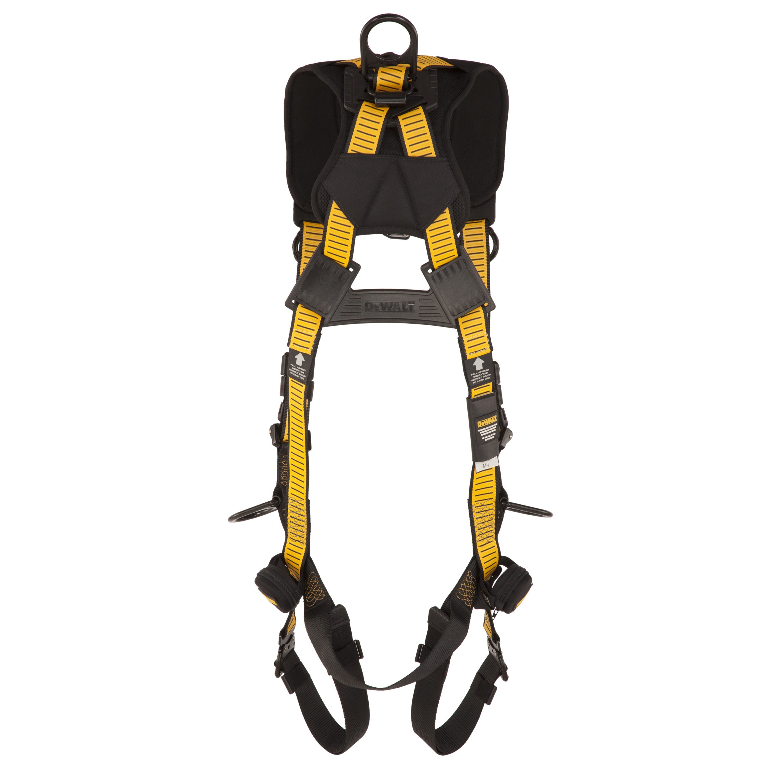 DEWALT® D3000 HARNESS Vest Style, 5-Point, Back and Side D-Ring, QC Chest, QC legs