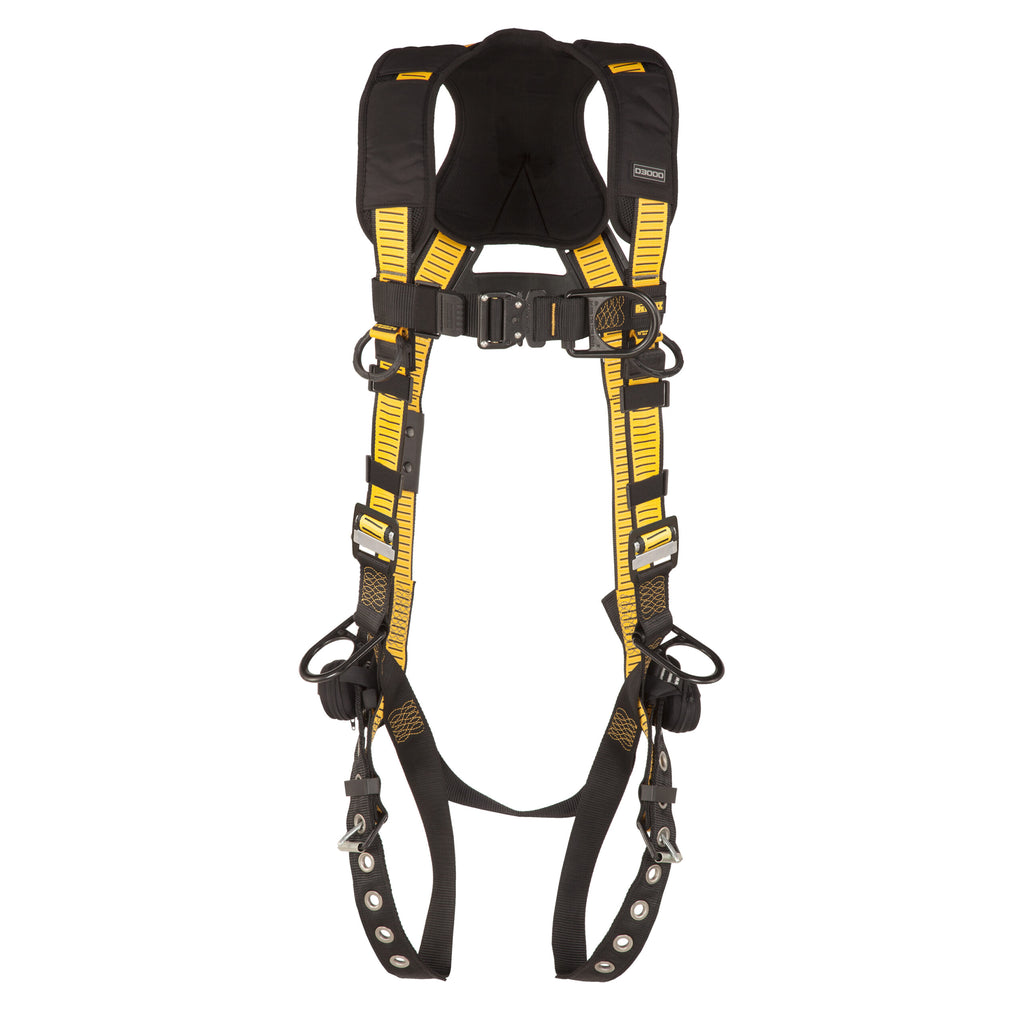 DEWALT® D3000 HARNESS Vest Style, 5-Point, Back, Front & Side D-Rings, QC Chest, TB legs