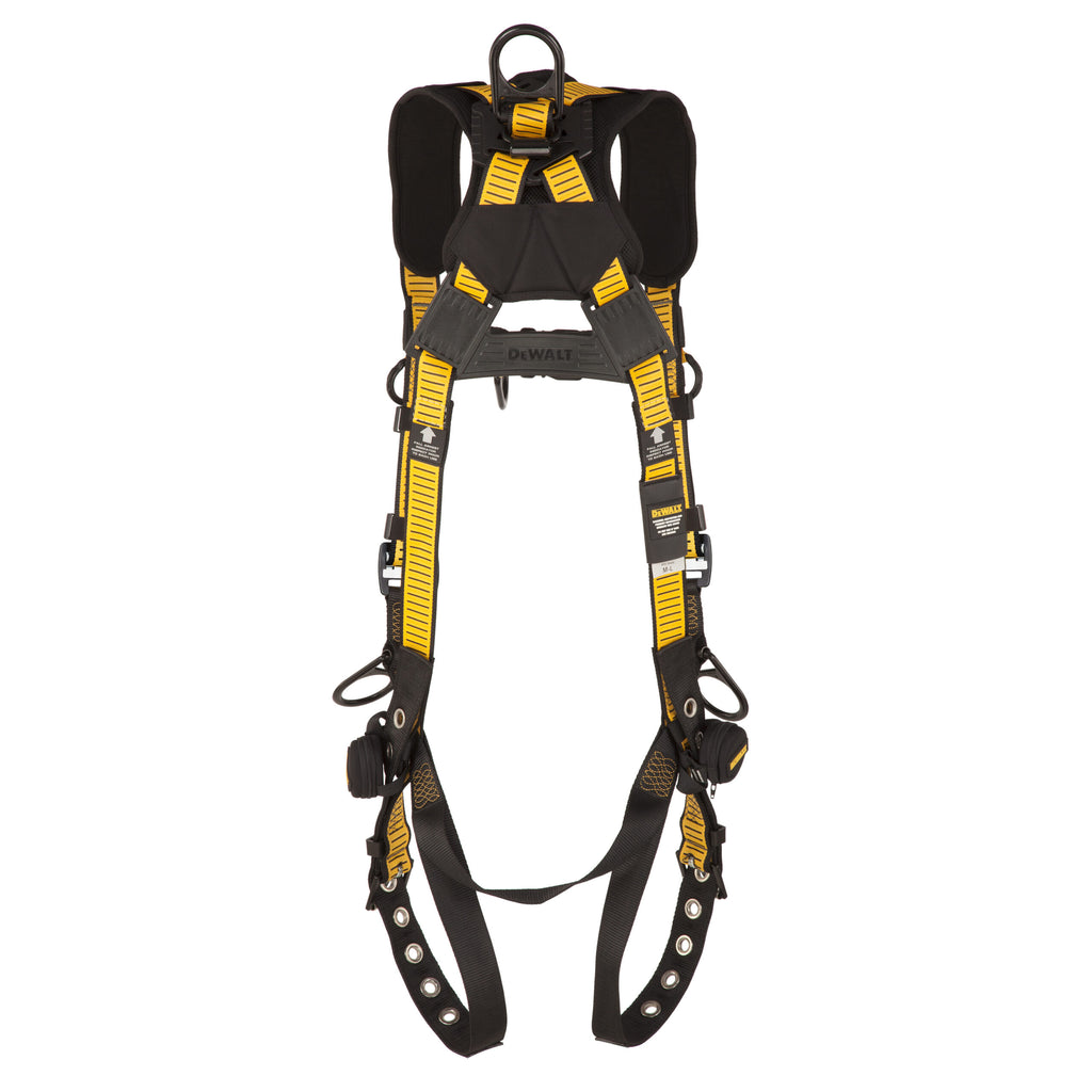 DEWALT® D3000 HARNESS Vest Style, 5-Point, Back, Front & Side D-Rings, QC Chest, TB legs