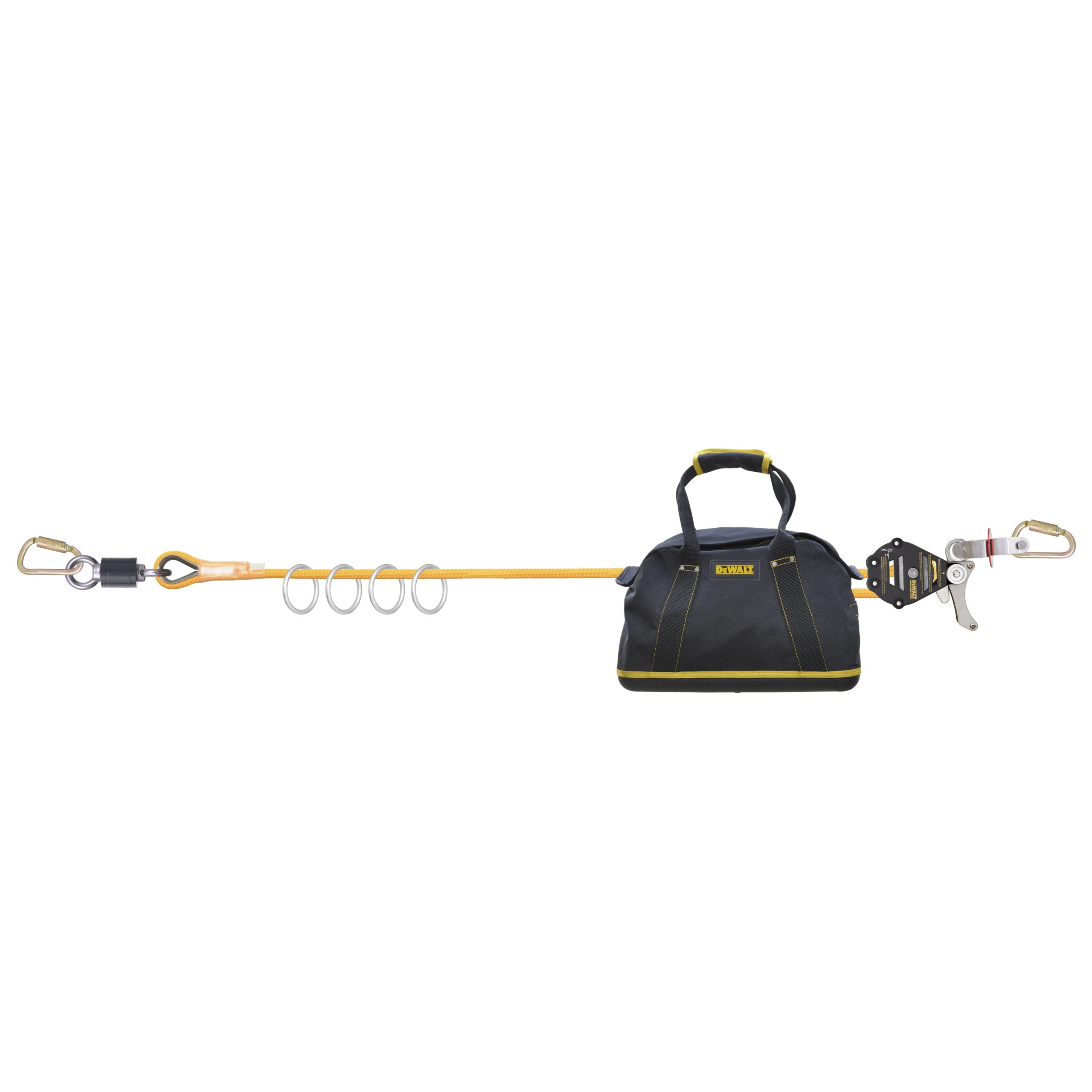 DEWALT Horizontal Lifeline System Rope Temporary 4 Person – 100 ft. (30.5 m)