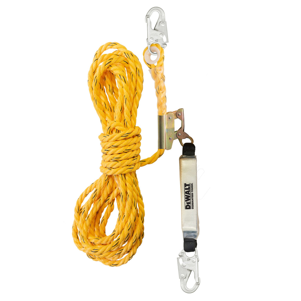 DEWALT Vertical Lifeline with Rope Adjuster 50 ft. (15.2 m)