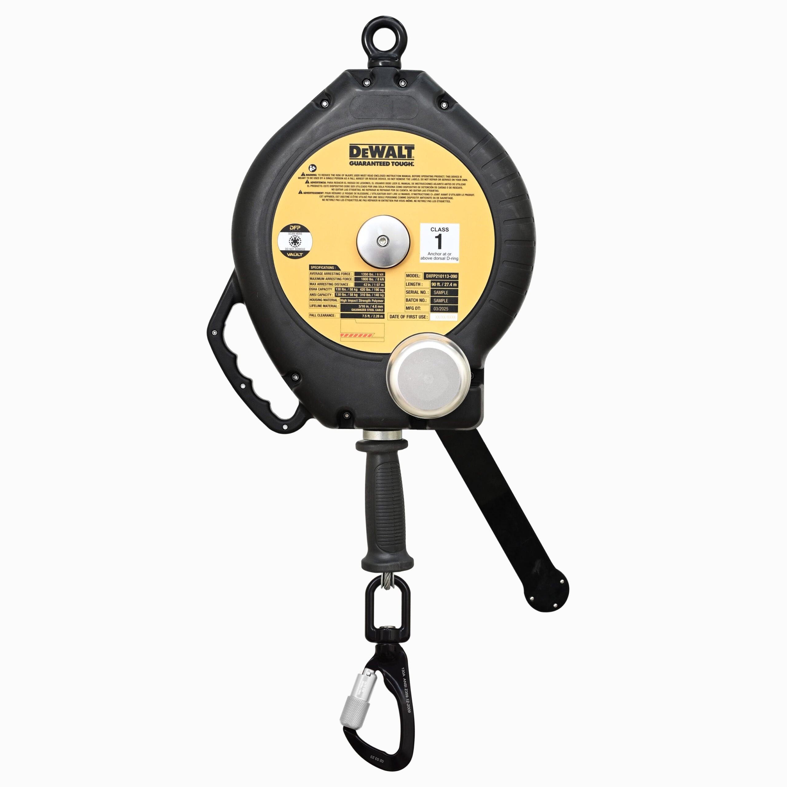 DEWALT D100R Retrieval SRL – 90 ft.(27.4 m)