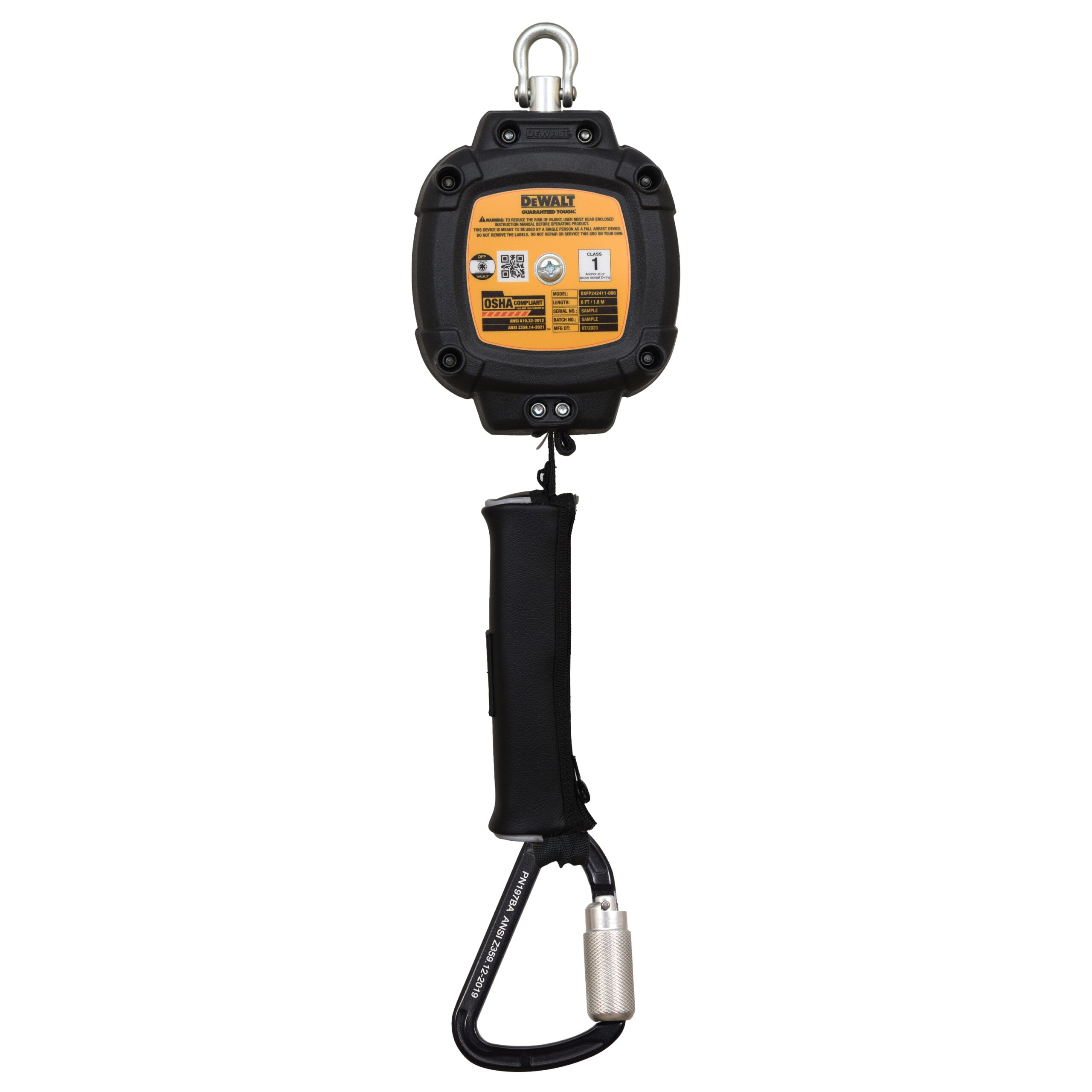 DEWALT D100P Personal SRL – Single – Aluminum Carabiner
