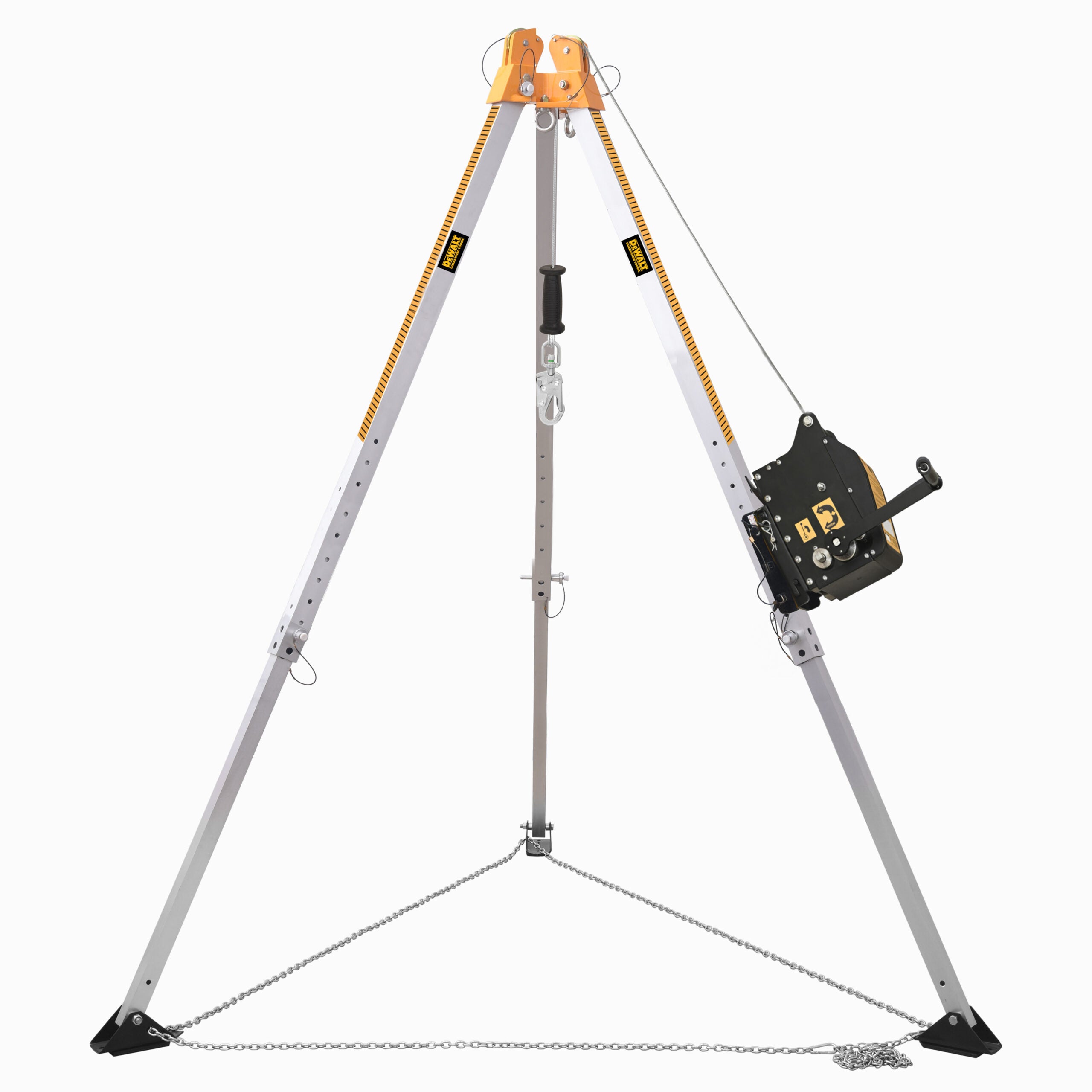 DEWALT Tripod System 7 ft. (2.13 m) with 60 ft. (18.2 m)Winch