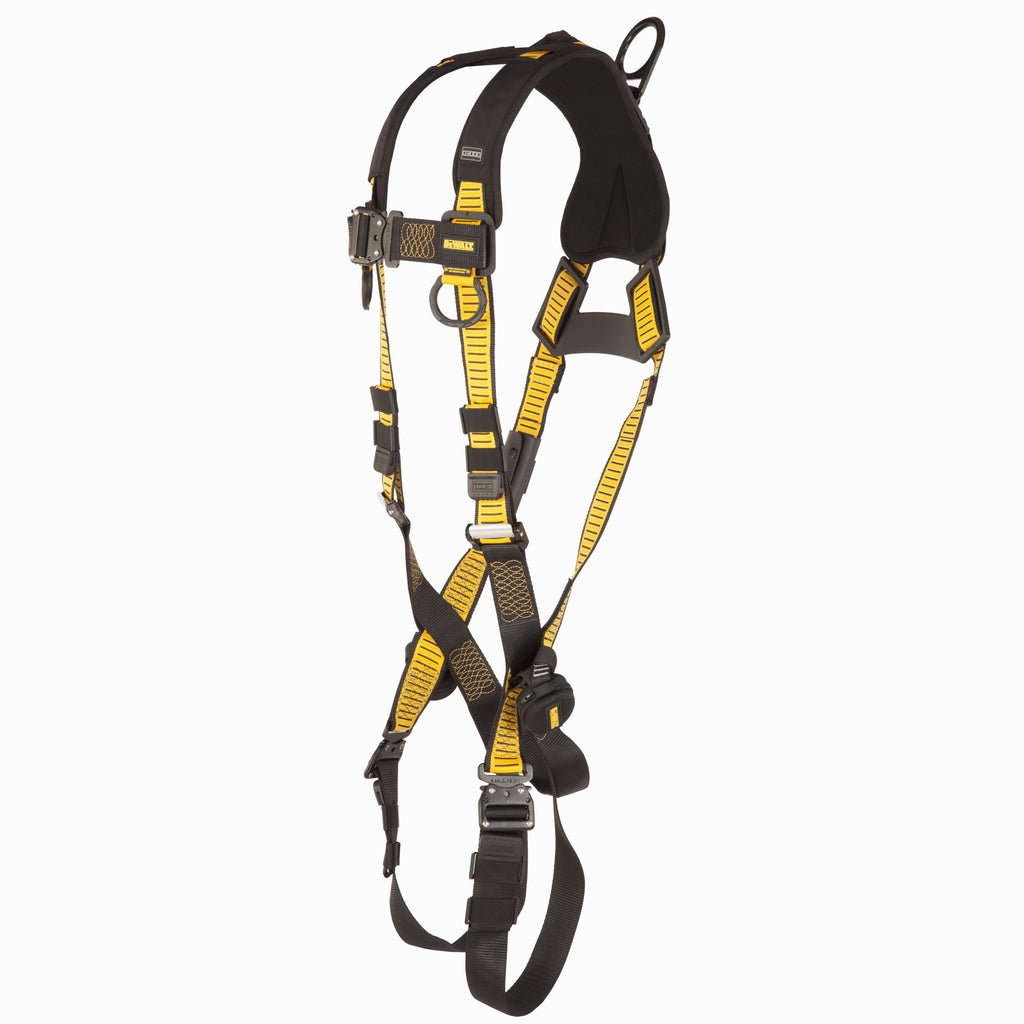 DEWALT® D3000 Harness Vest Style, 5-Point, back D-Ring, QC Chest, QC legs