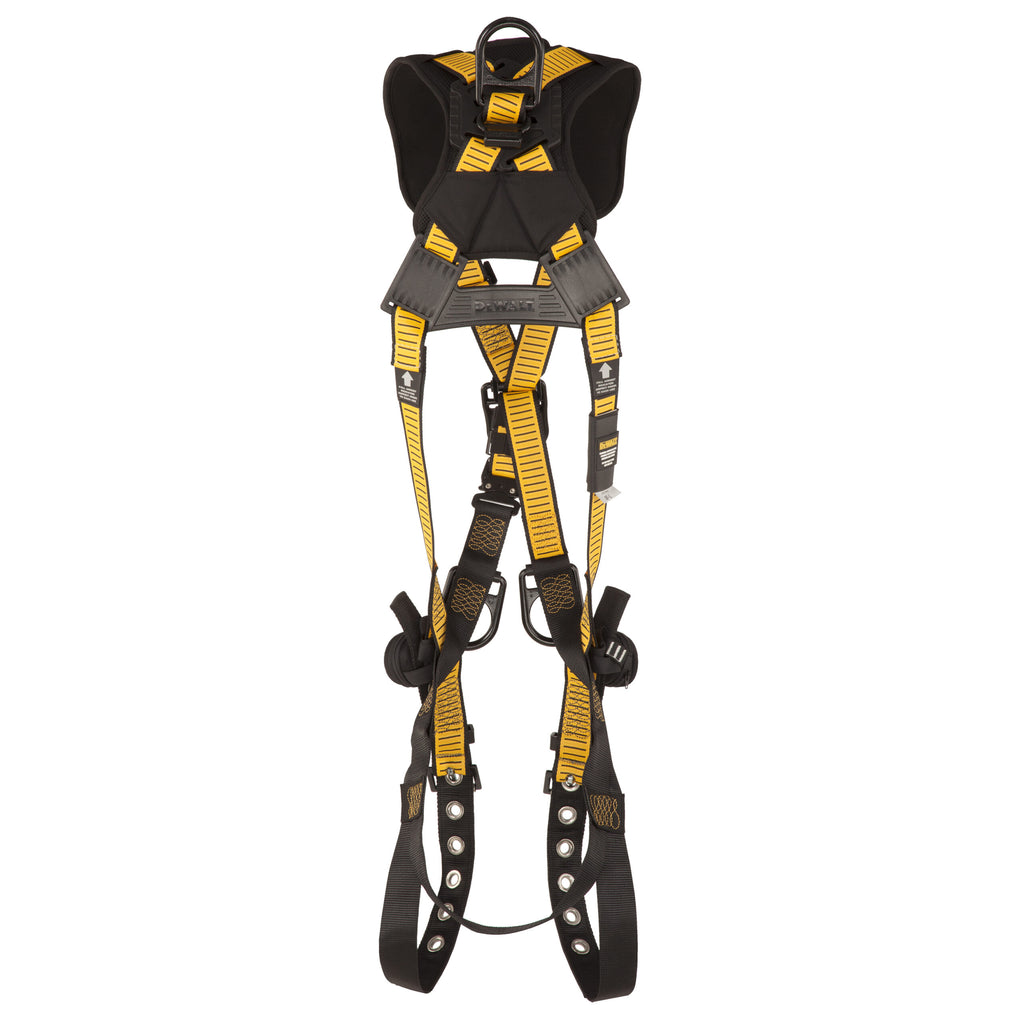 DEWALT® D3000 Harness Crossover, Back, Side, and Front D-Ring, QC Chest, TB legs