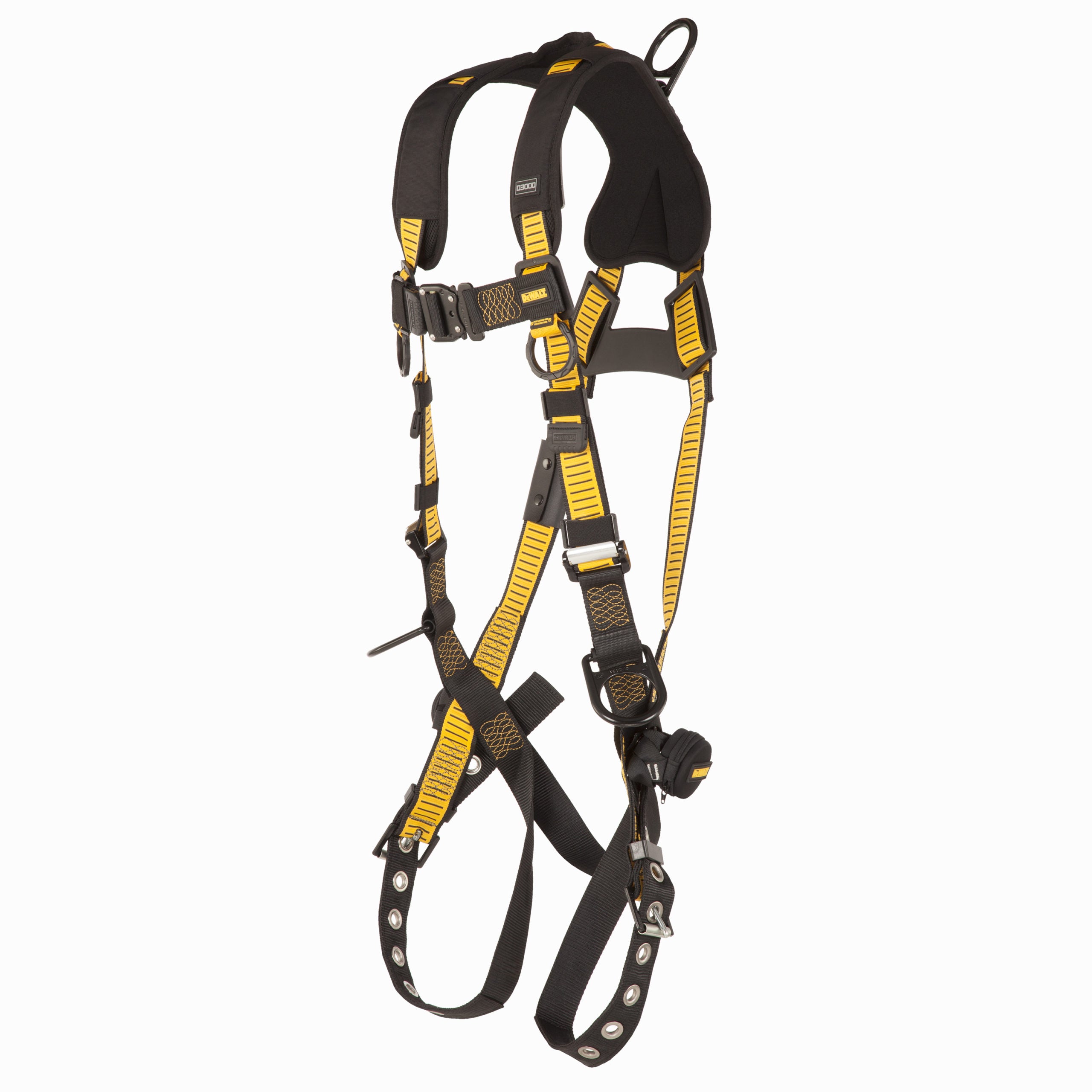 DEWALT® D3000 HARNESS Vest Style, 5-Point, Back and Side D-Ring, QC Chest, TB Legs
