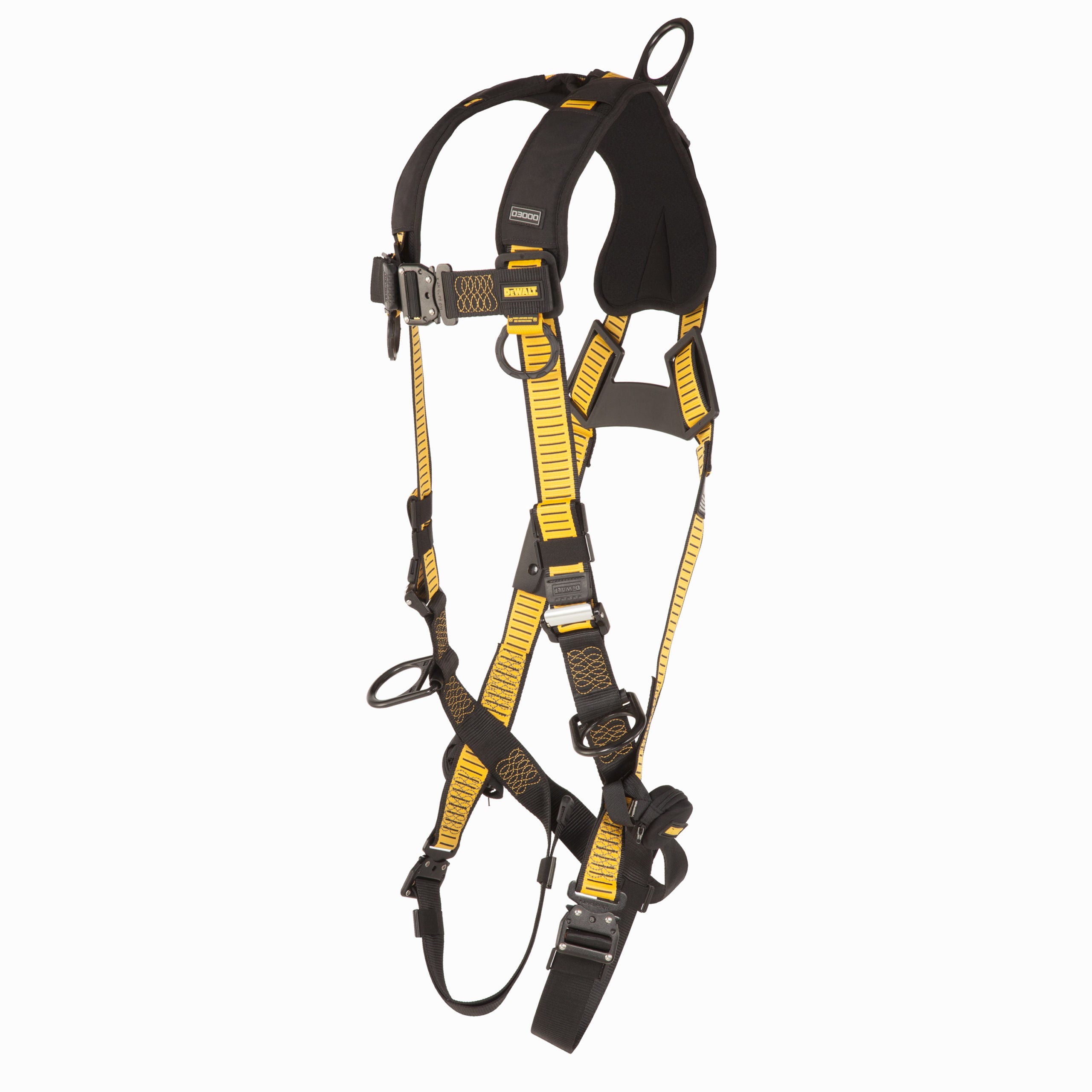 DEWALT® D3000 HARNESS Vest Style, 5-Point, Back and Side D-Ring, QC Chest, QC legs