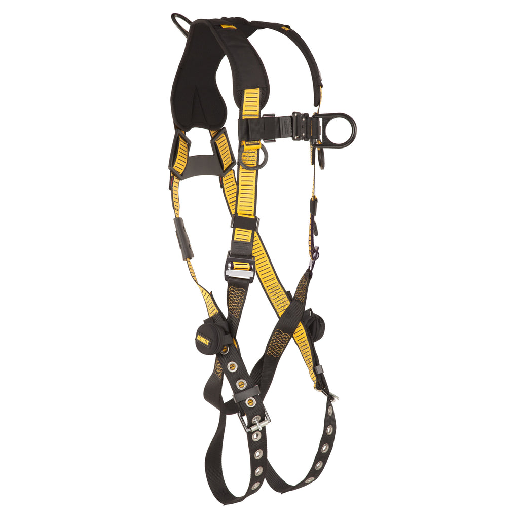 DEWALT® D3000 HARNESS Vest Style, 5-Point, Back and Front D-Rings, QC Chest, TB Legs