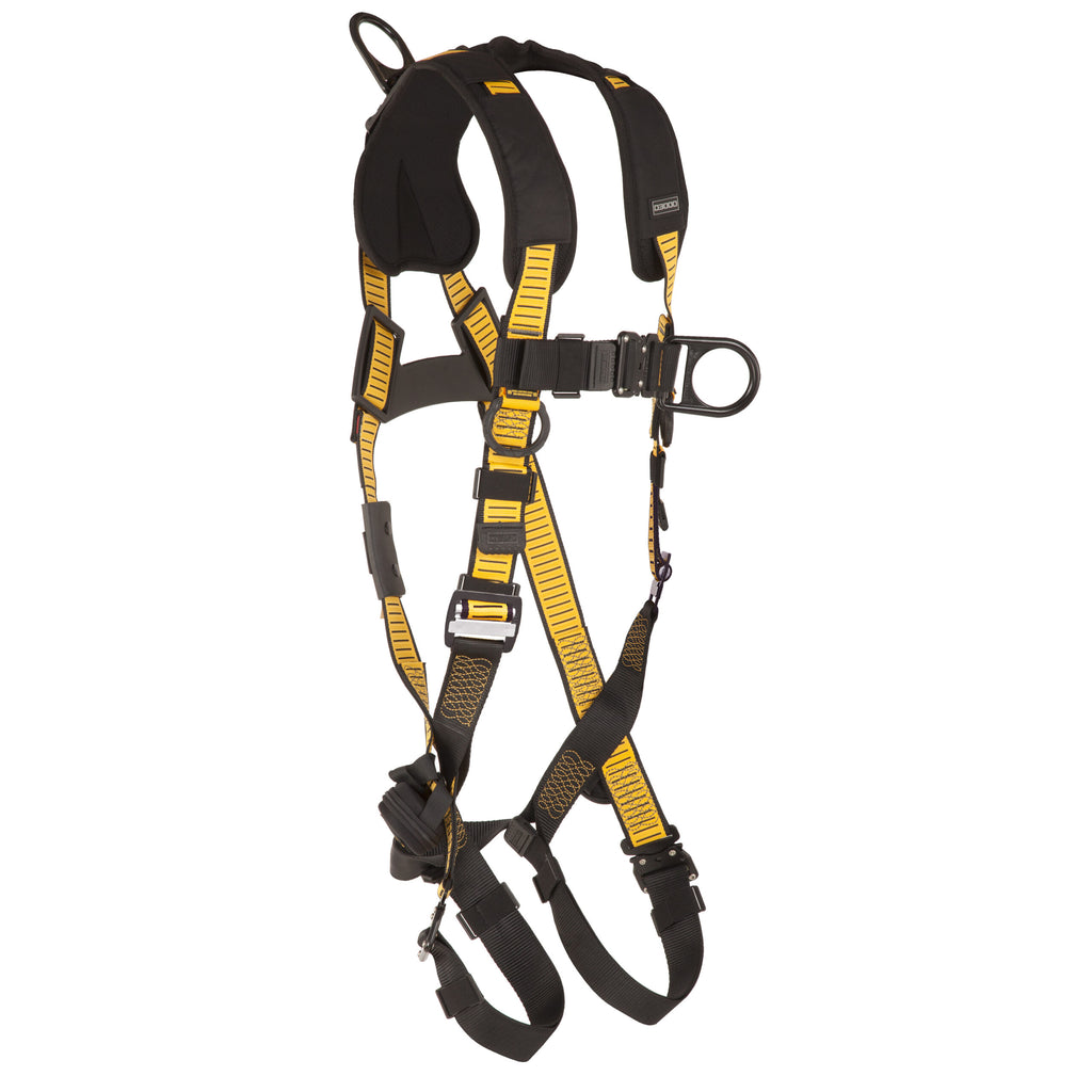 DEWALT® D3000 HARNESS Vest Style, 5-Point, Back and Front D-Rings, QC Chest, QC legs