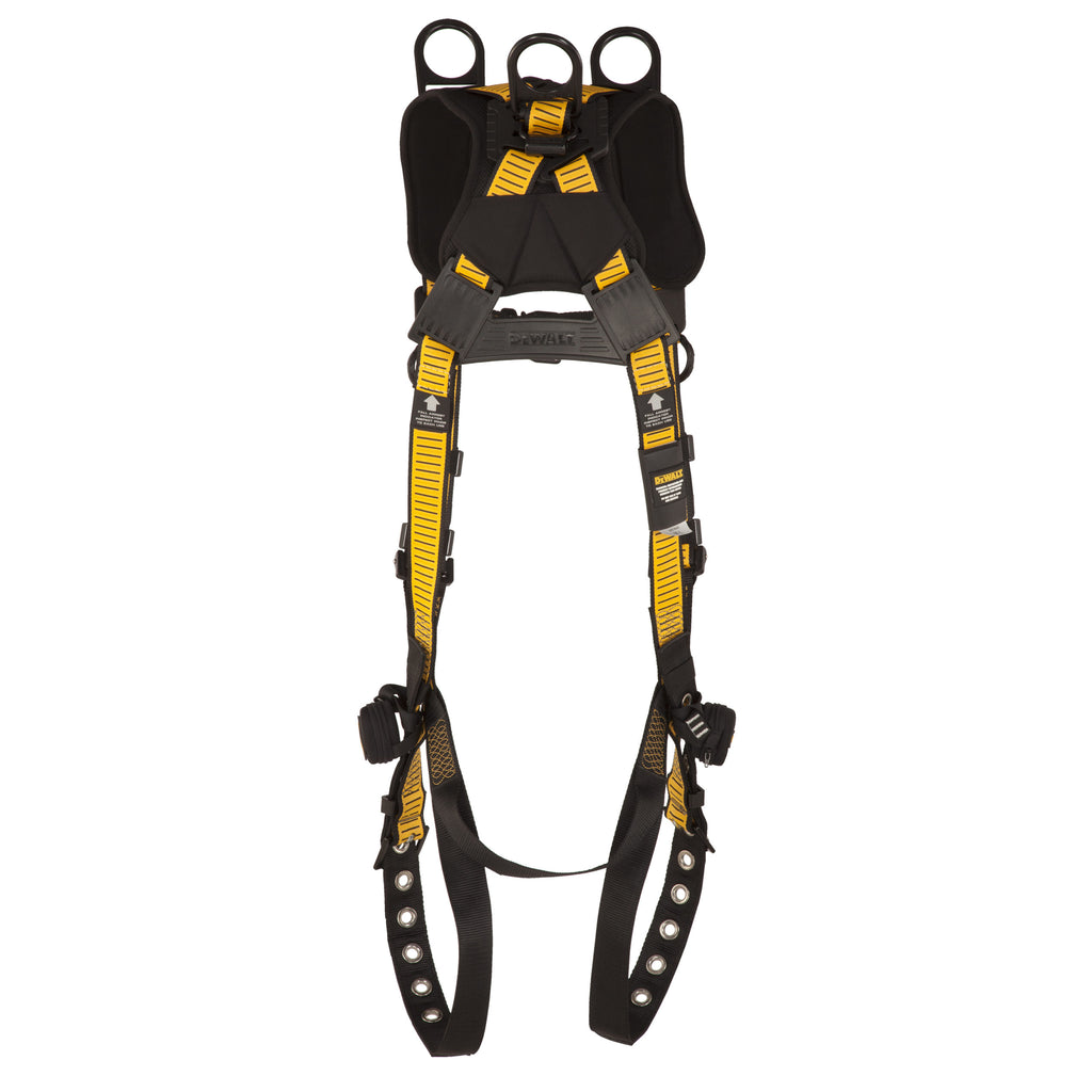 DEWALT® D3000 HARNESS Vest Style, 5-Point, Back and Shoulder D-Rings, QC Chest, TB Legs